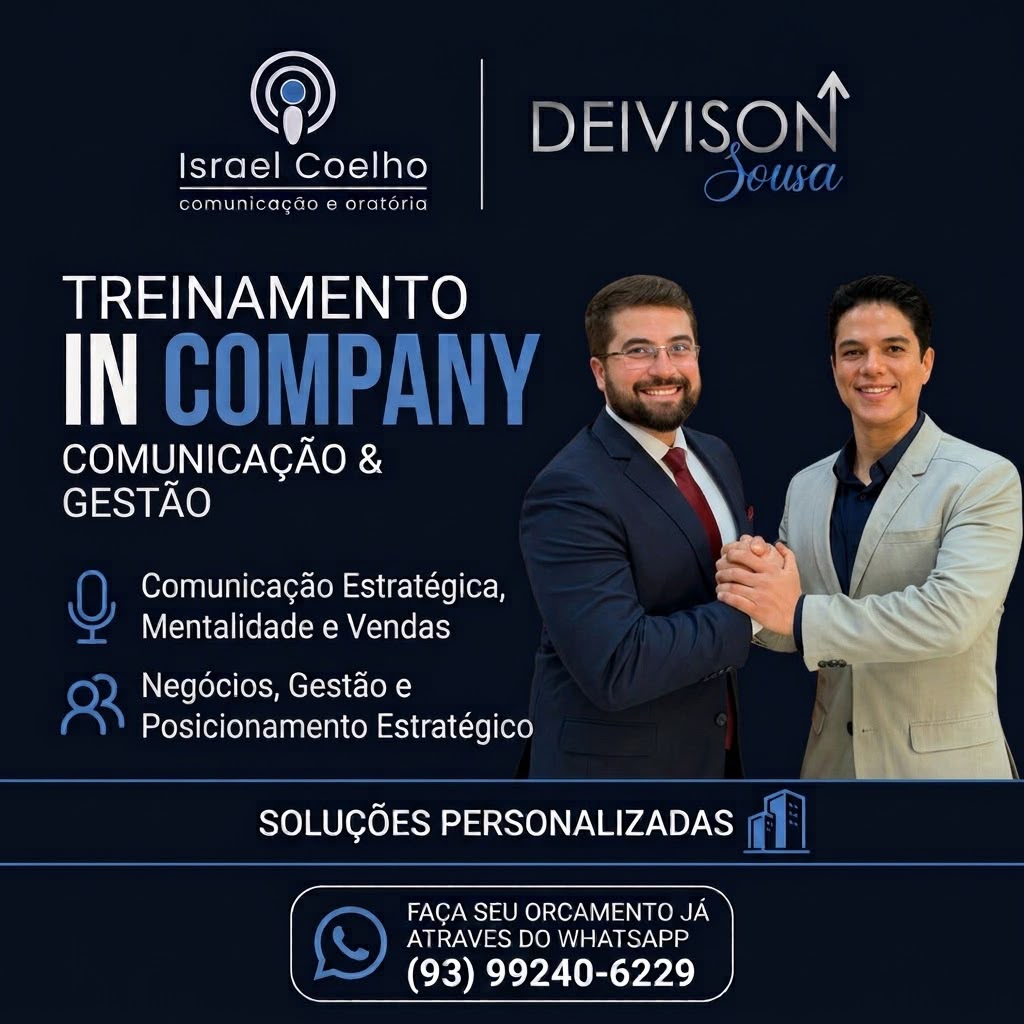 Treinamento In Company - Comunicação & Gestão com Israel Coelho e Deivison Sousa